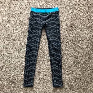 ClimaWear Black and Grey Workout Leggings Size S/M